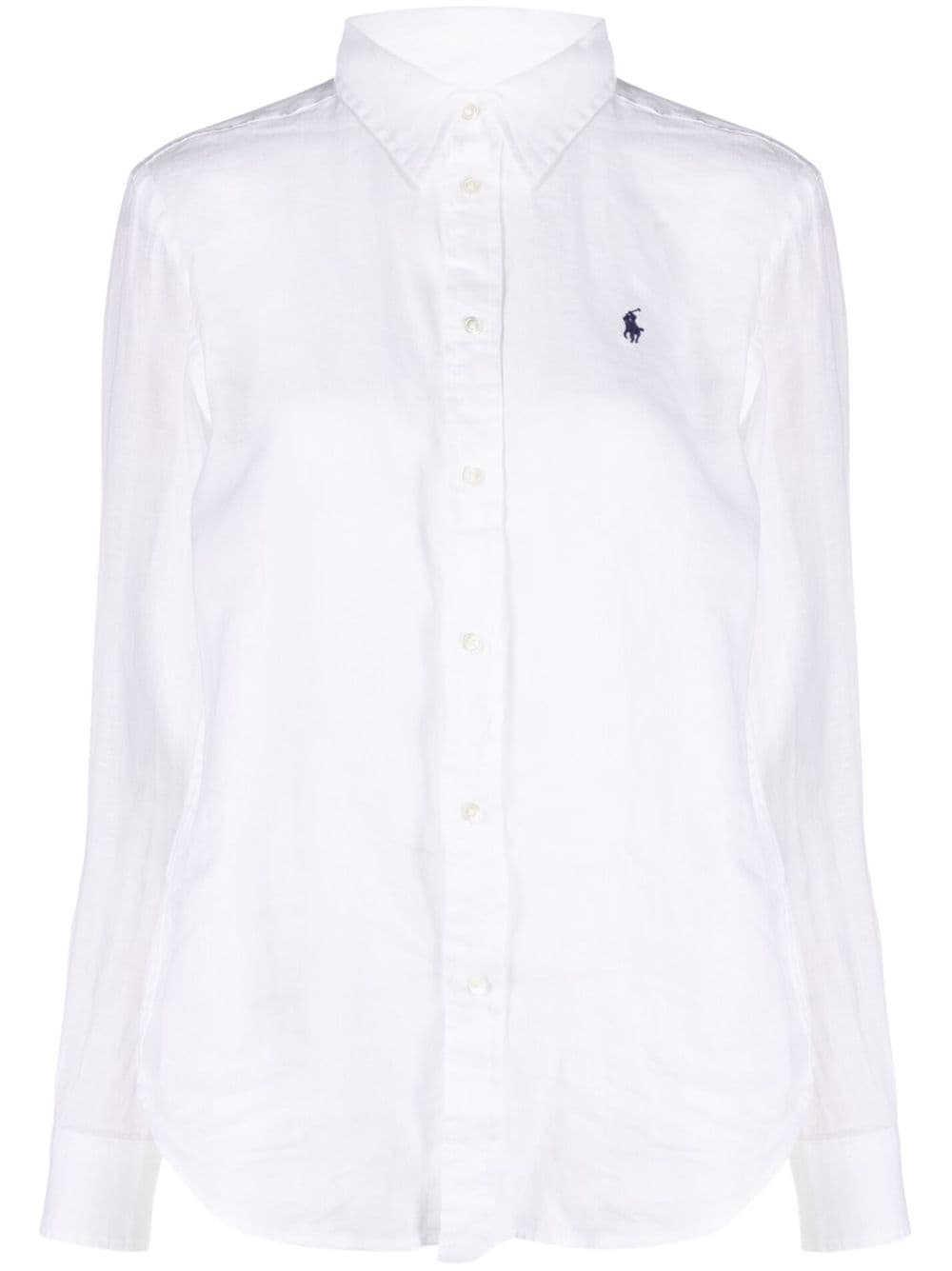 Polo Ralph Lauren Polo Pony linen shirt - White von Polo Ralph Lauren