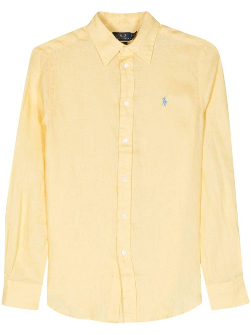 Polo Ralph Lauren Polo Pony linen shirt - Yellow von Polo Ralph Lauren