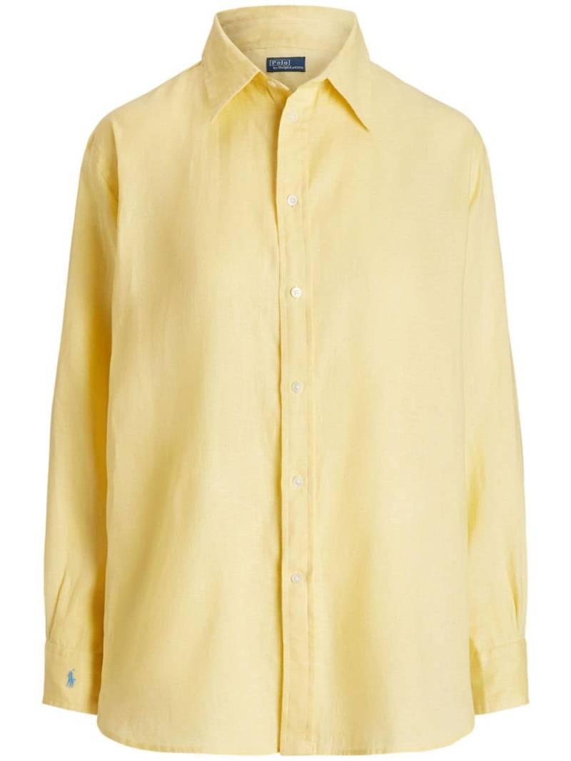 Polo Ralph Lauren Polo Pony linen shirt - Yellow von Polo Ralph Lauren