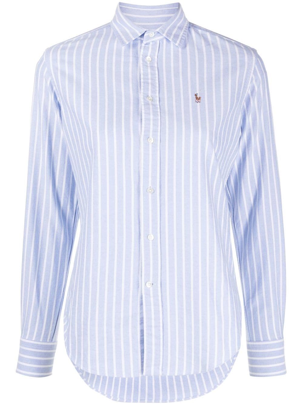 Polo Ralph Lauren Polo Pony motif striped shirt - Blue von Polo Ralph Lauren