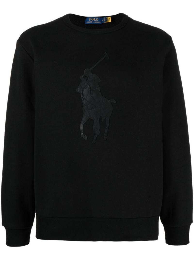 Polo Ralph Lauren Polo Pony patch sweatshirt - Black von Polo Ralph Lauren