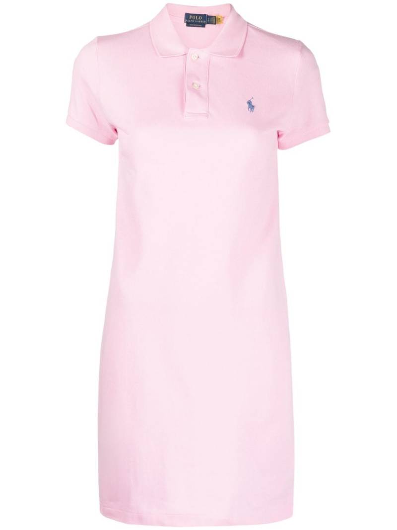 Polo Ralph Lauren Polo Pony short-sleeved dress - Pink von Polo Ralph Lauren