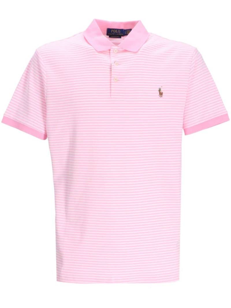 Polo Ralph Lauren Polo Pony striped cotton polo shirt - Pink von Polo Ralph Lauren