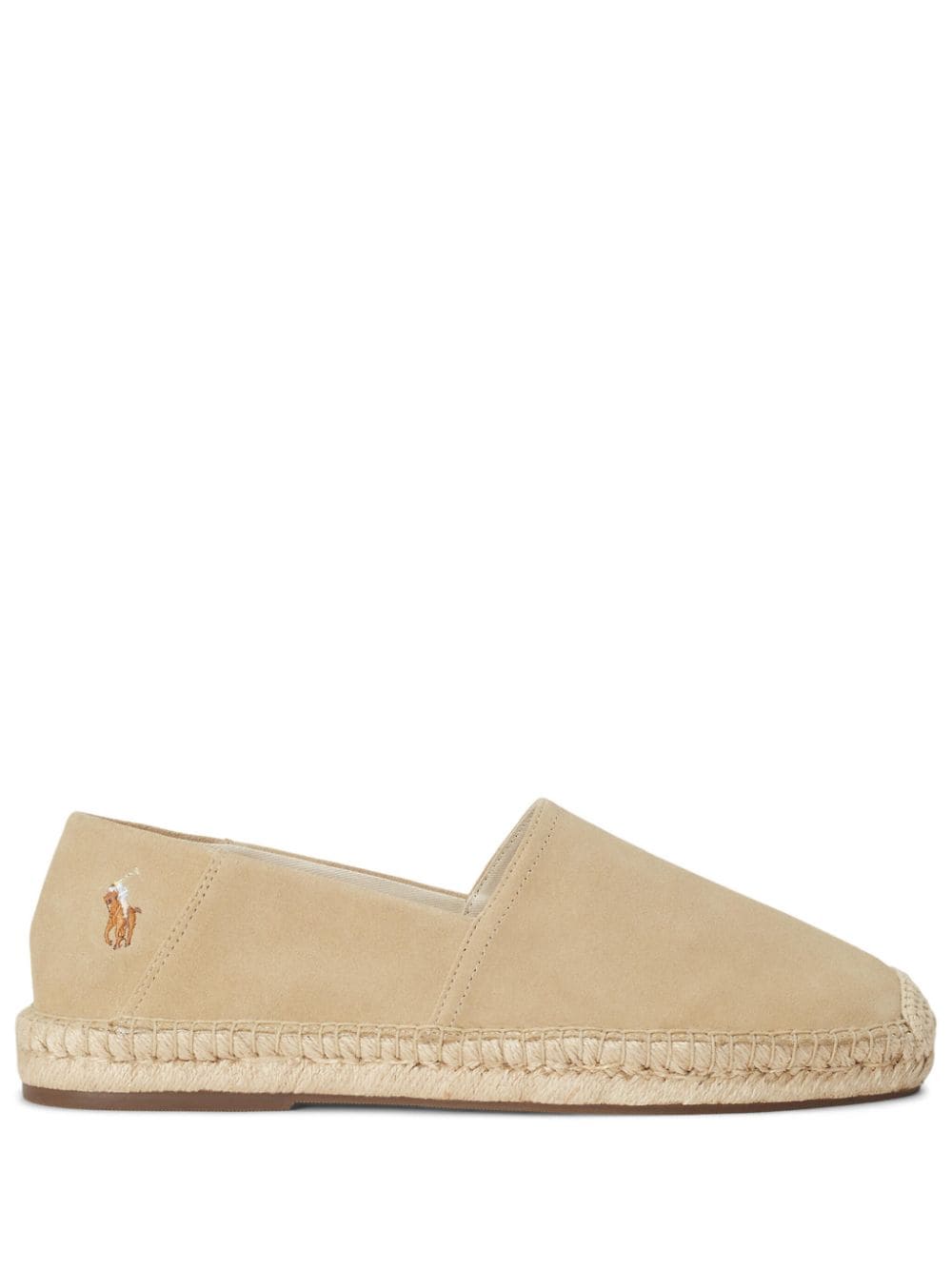 Polo Ralph Lauren Polo Pony suede espadrilles - Neutrals von Polo Ralph Lauren