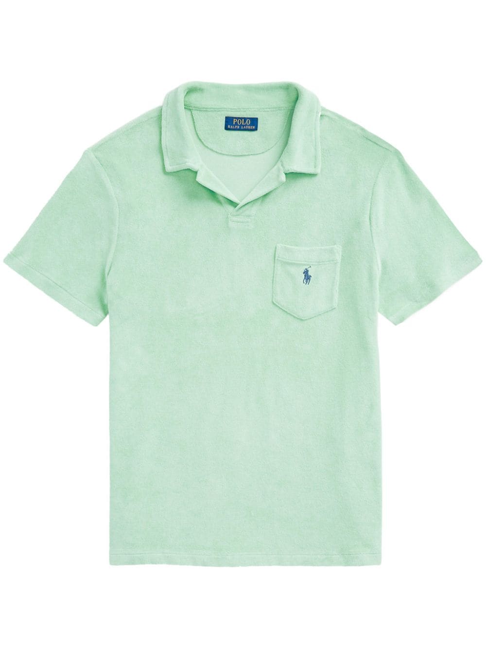 Polo Ralph Lauren Polo Pony terry cloth-effect polo shirt - Green von Polo Ralph Lauren