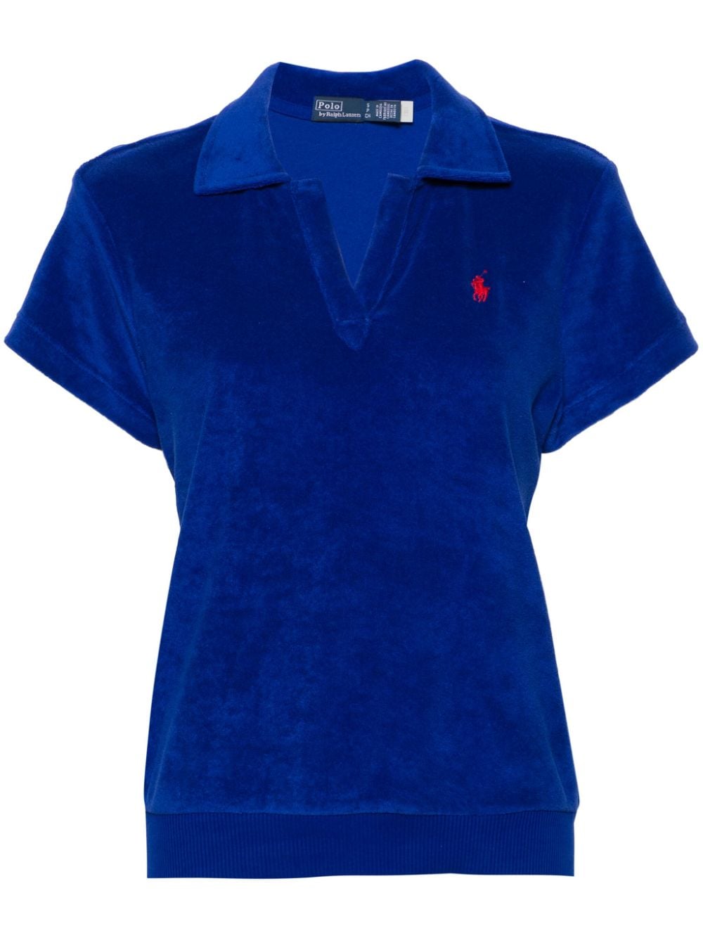 Polo Ralph Lauren Polo Pony terry-cloth polo shirt - Blue von Polo Ralph Lauren