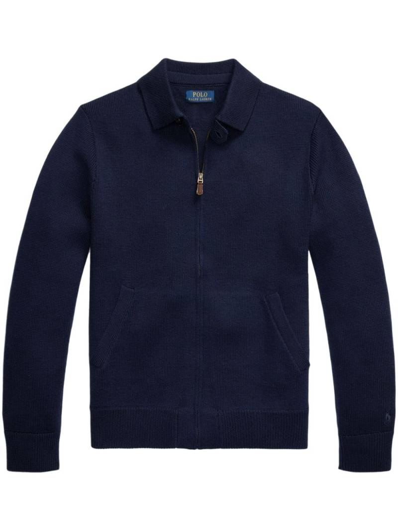 Polo Ralph Lauren Polo Pony wool cardigan - Blue von Polo Ralph Lauren