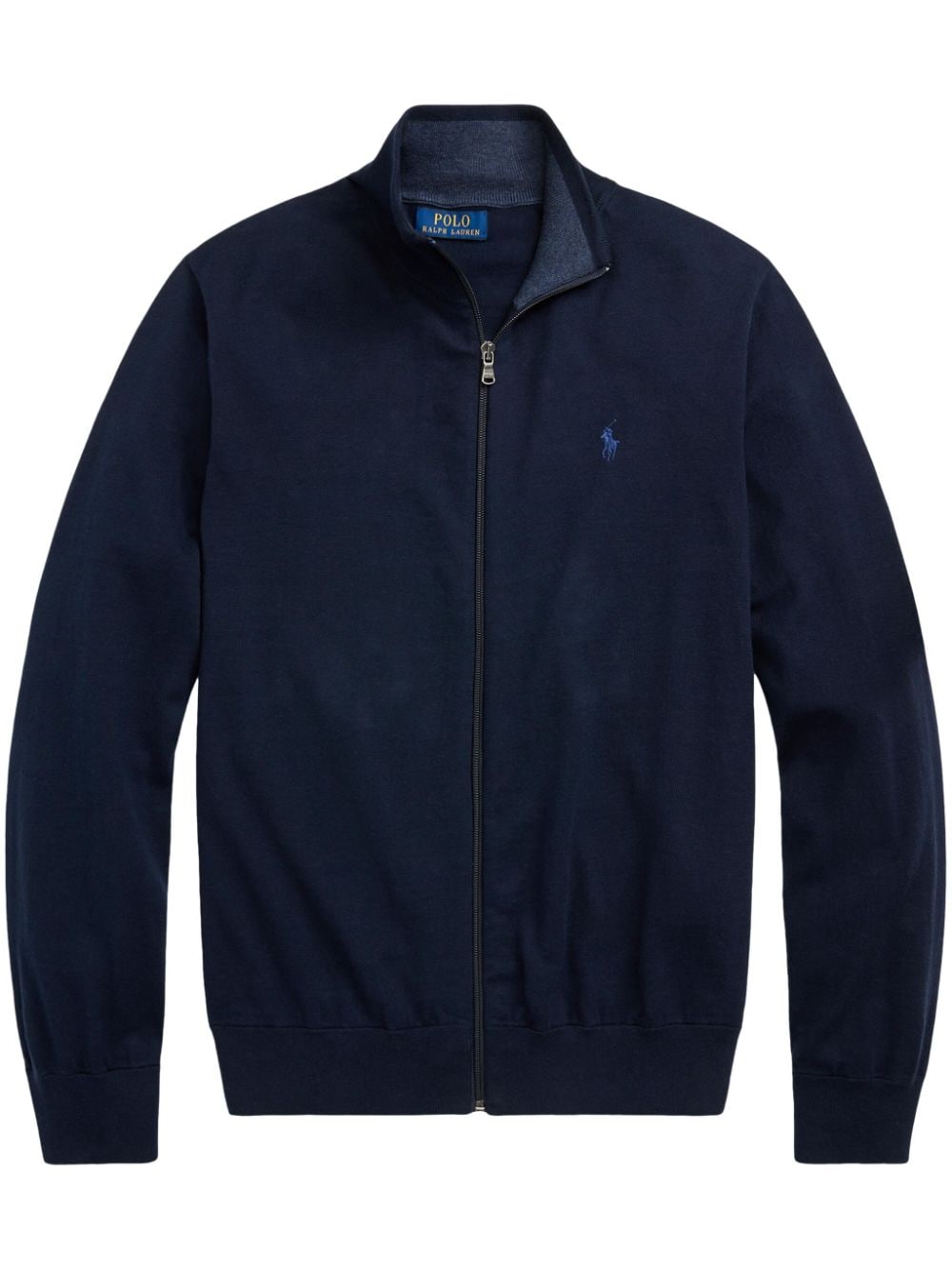 Polo Ralph Lauren Polo Pony zip-front cotton sweatshirt - Blue von Polo Ralph Lauren