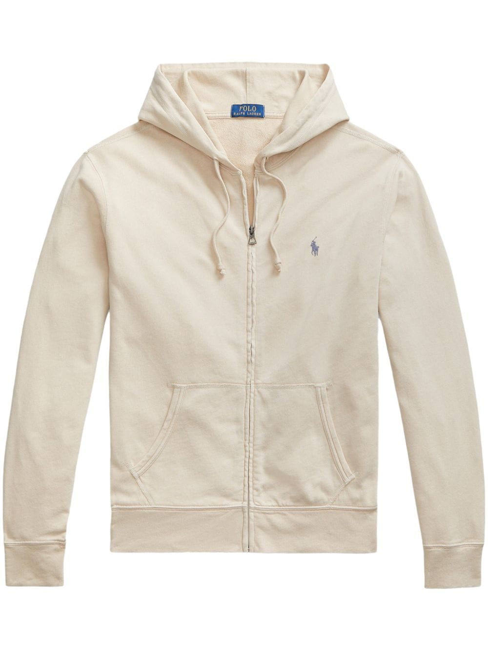 Polo Ralph Lauren Polo Pony zip-up cotton hoodie - Neutrals von Polo Ralph Lauren