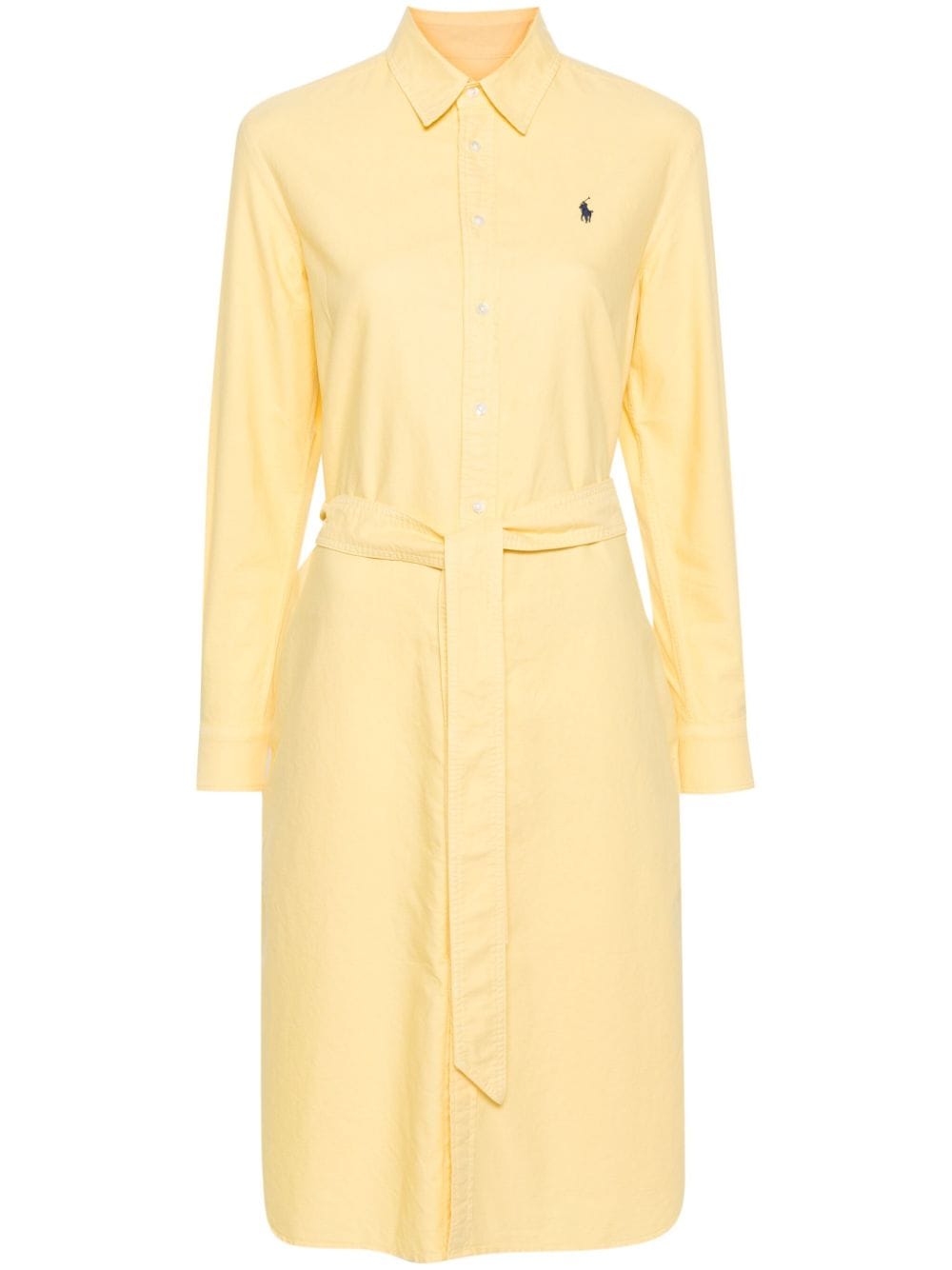 Polo Ralph Lauren Pony-embroidered cotton shirtdress - Yellow von Polo Ralph Lauren