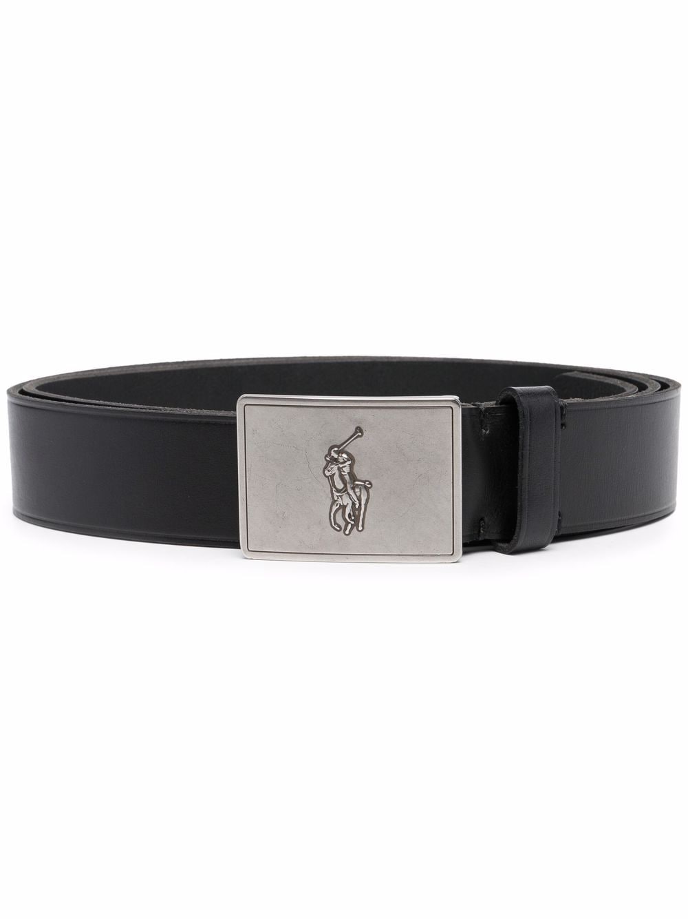 Polo Ralph Lauren Pony logo buckle belt - Black von Polo Ralph Lauren