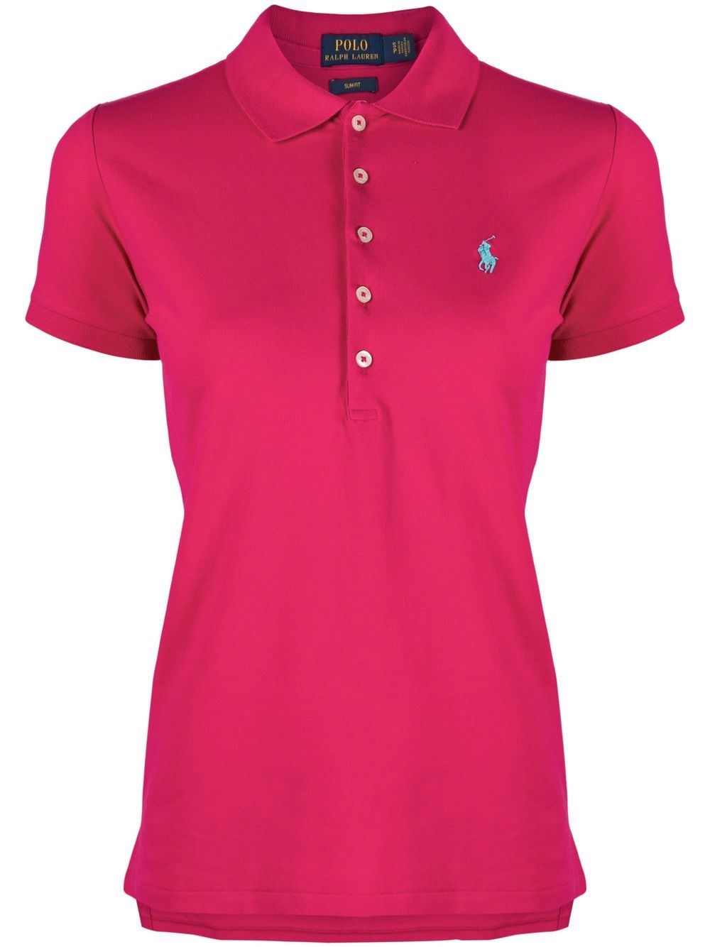 Polo Ralph Lauren Pony logo-embroidered polo shirt - Pink von Polo Ralph Lauren