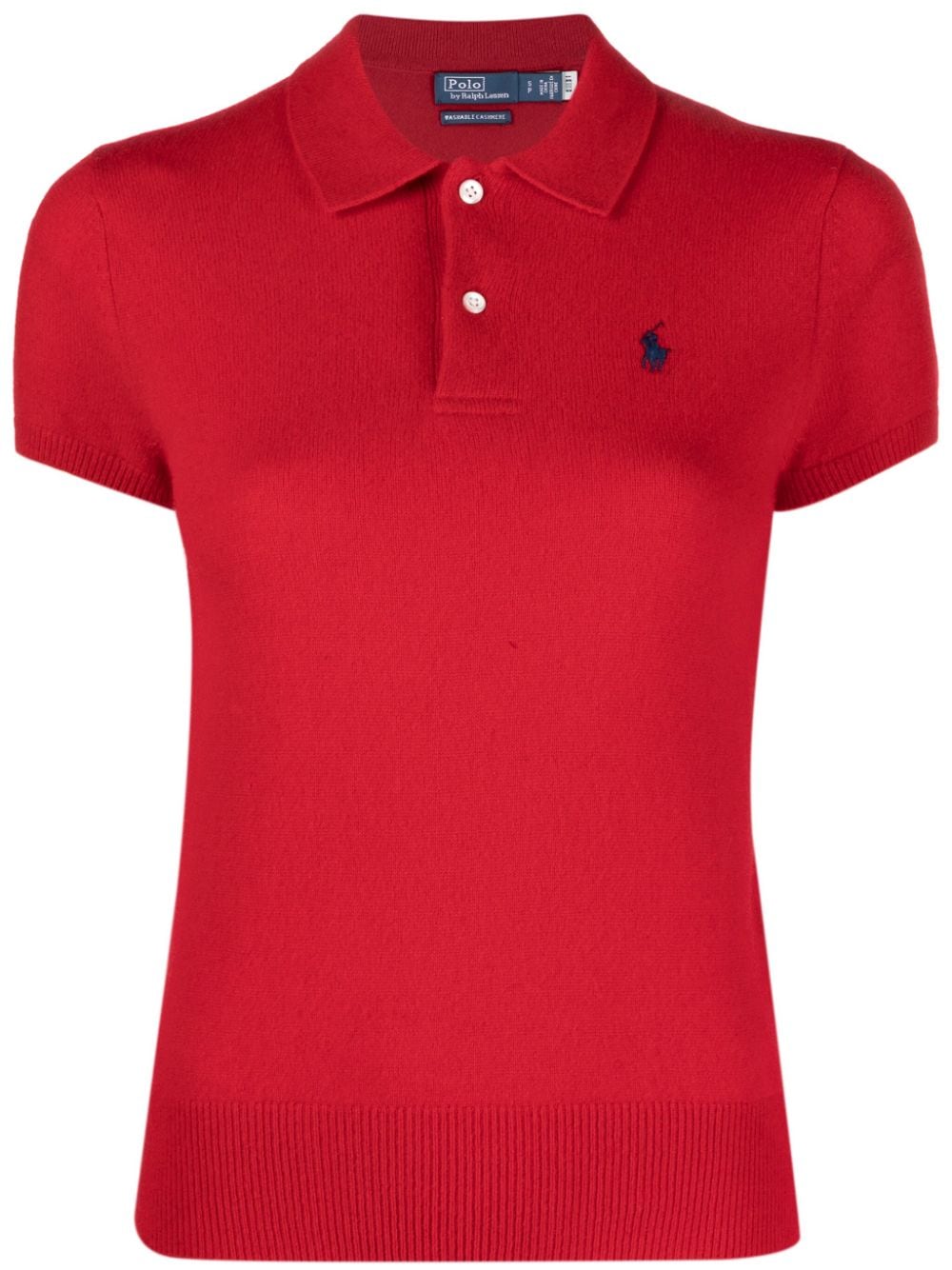 Polo Ralph Lauren Pony-motif cashmere polo shirt - Red von Polo Ralph Lauren