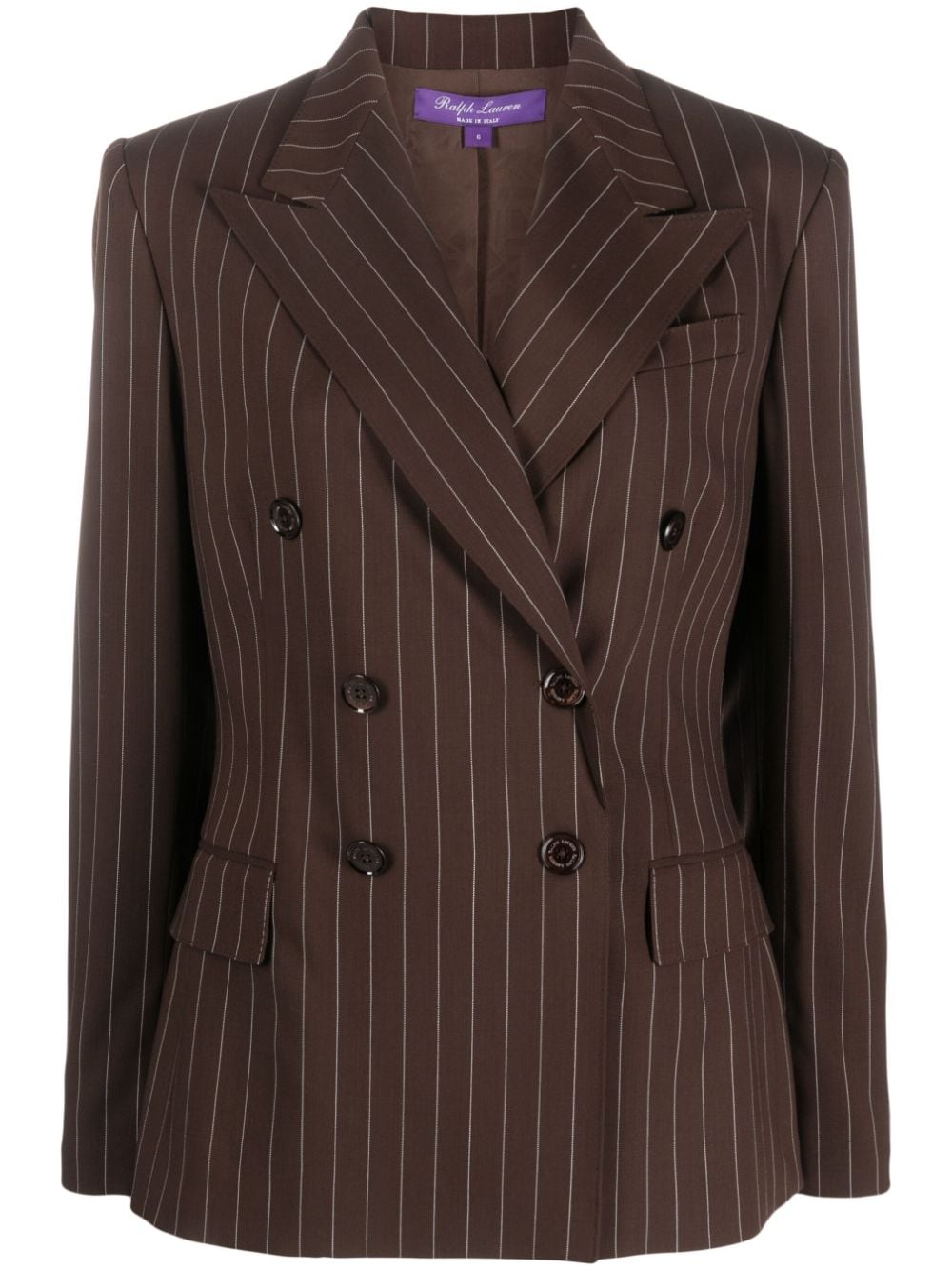 Ralph Lauren Collection Safford striped wool blazer - Brown von Ralph Lauren Collection