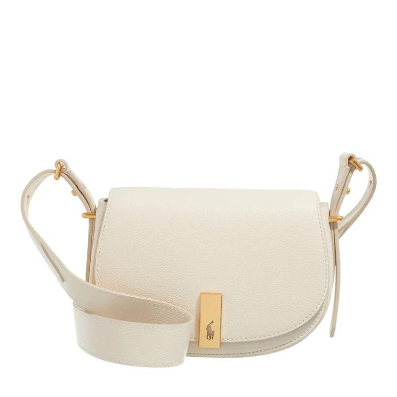 Polo Ralph Lauren Schultertasche - P Id Mn Sddl-Crossbody-Small - Gr. unisize - in Creme - für Damen von Polo Ralph Lauren