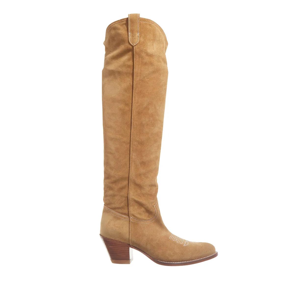 Polo Ralph Lauren Stiefel - Pl Slch Wst-Boots-Tall Boot - Gr. 37 (EU) - in Beige - für Damen von Polo Ralph Lauren