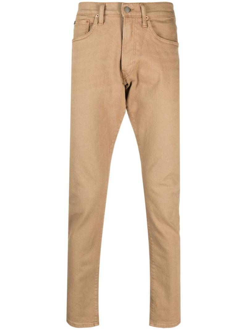Polo Ralph Lauren Sullivan mid-rise slim-fit jeans - Brown von Polo Ralph Lauren