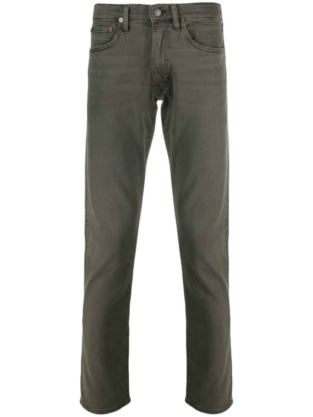 Polo Ralph Lauren Sullivan mid-rise slim-fit jeans - Green von Polo Ralph Lauren