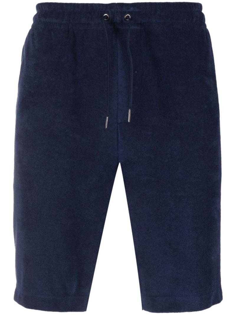 Polo Ralph Lauren Terry drawstring-waist shorts - Blue von Polo Ralph Lauren