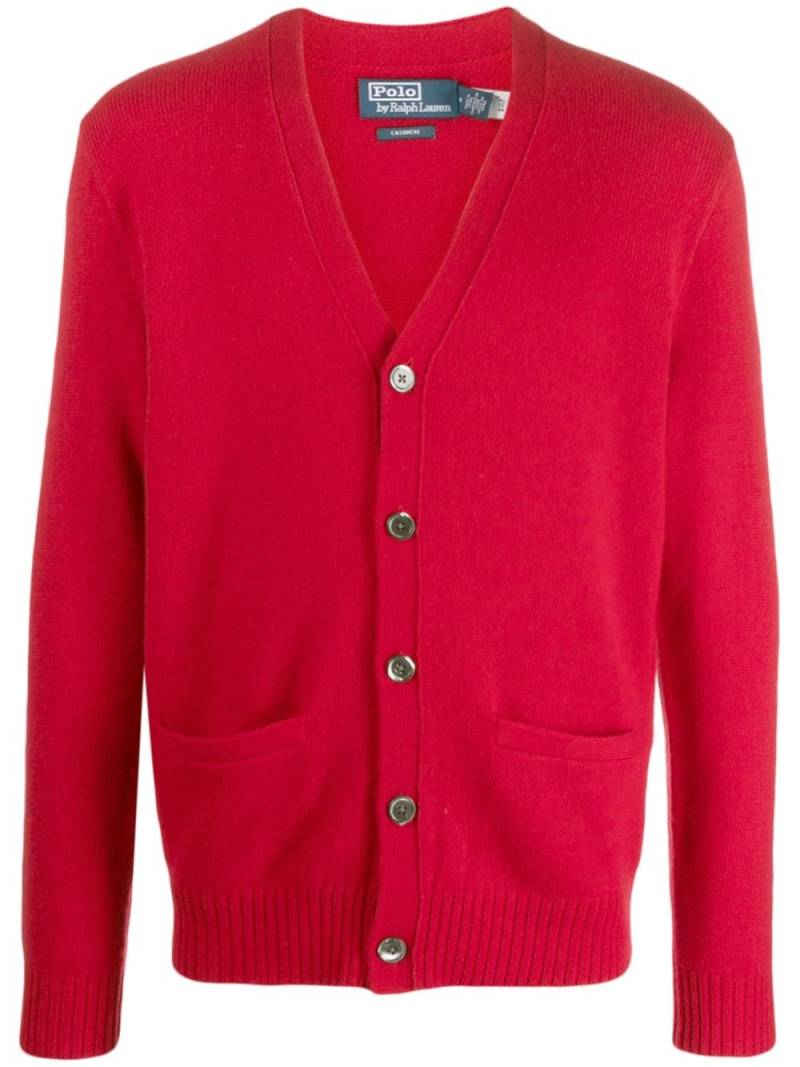 Polo Ralph Lauren V-neck cashmere cardigan - Red von Polo Ralph Lauren