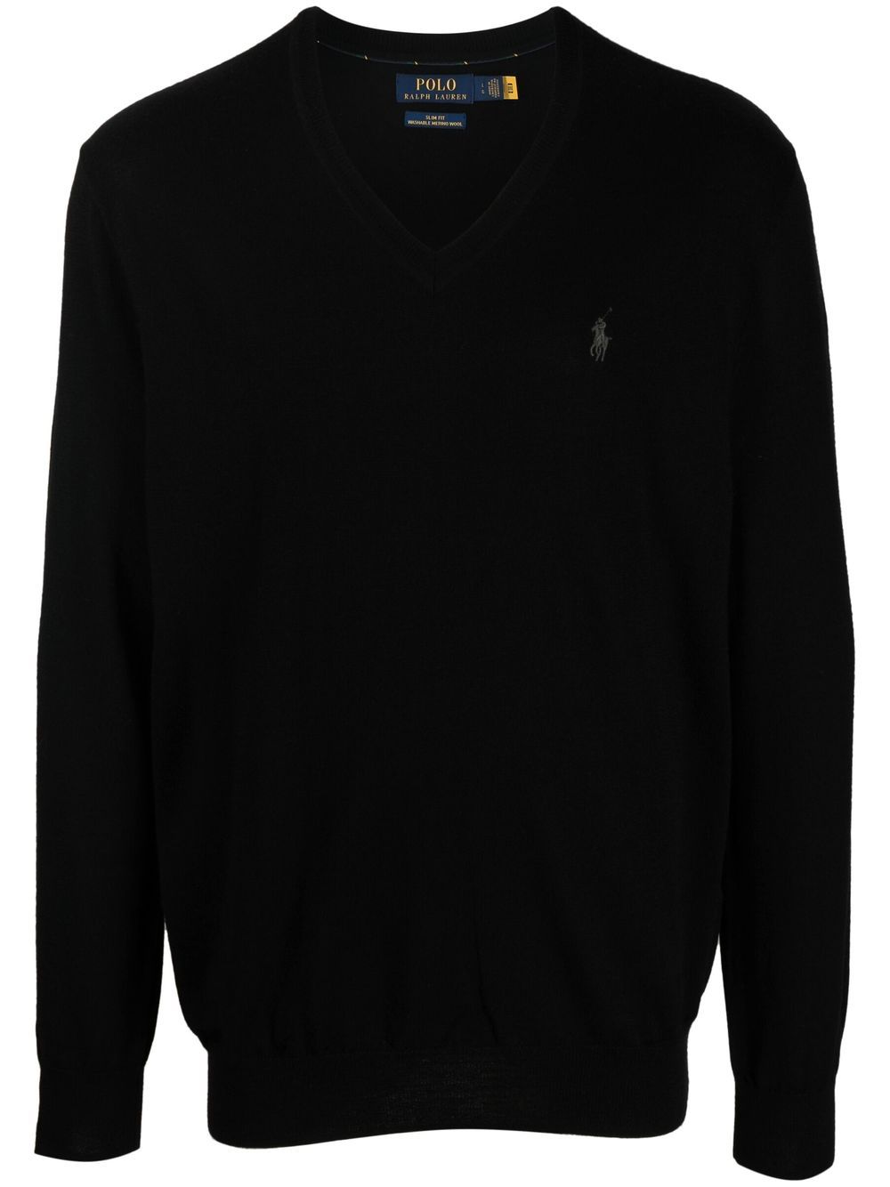 Polo Ralph Lauren V-neck pullover sweater - Black von Polo Ralph Lauren