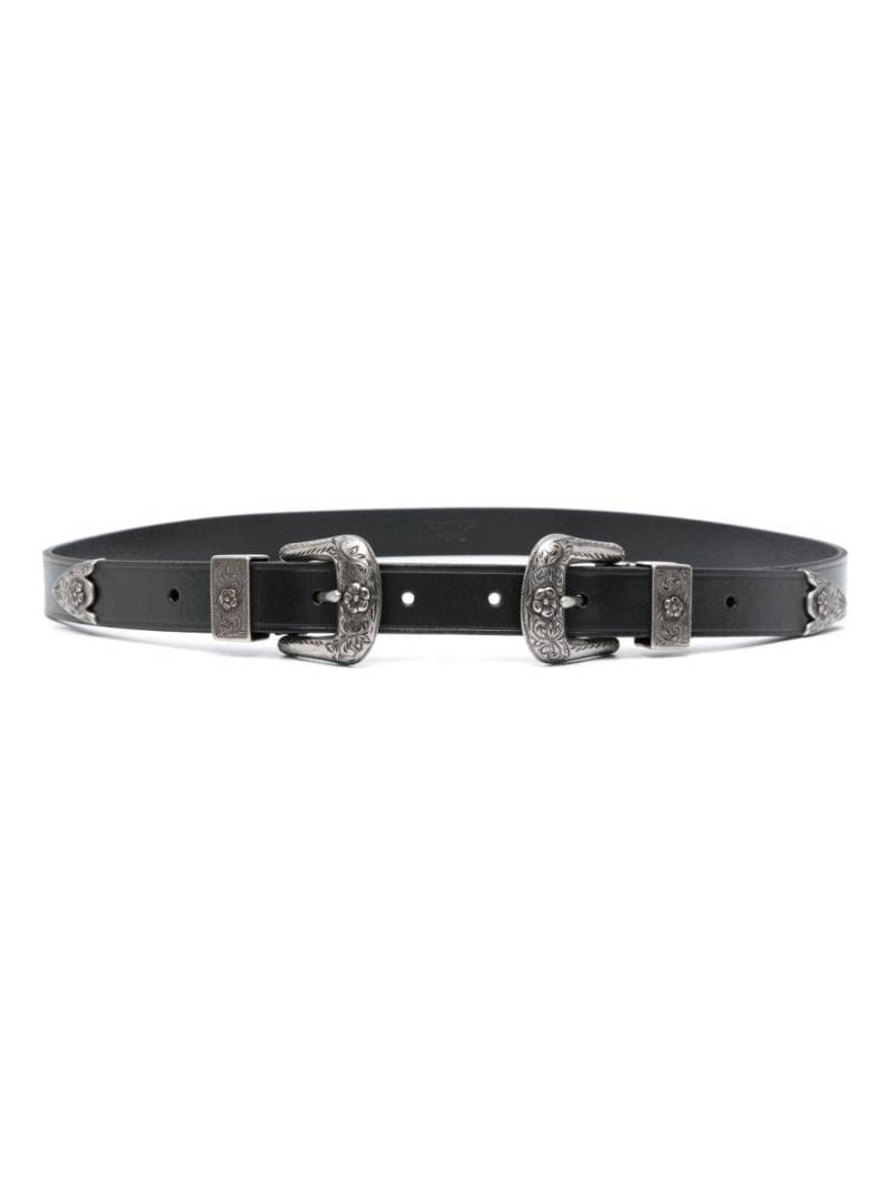 Polo Ralph Lauren Vachetta buckle-fastening belt - Black von Polo Ralph Lauren