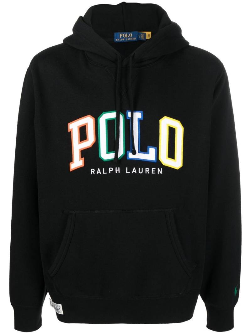 Polo Ralph Lauren appliqué logo hoodie - Black von Polo Ralph Lauren
