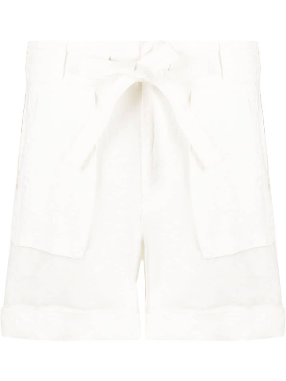 Polo Ralph Lauren belted cargo-pocket shorts - White von Polo Ralph Lauren