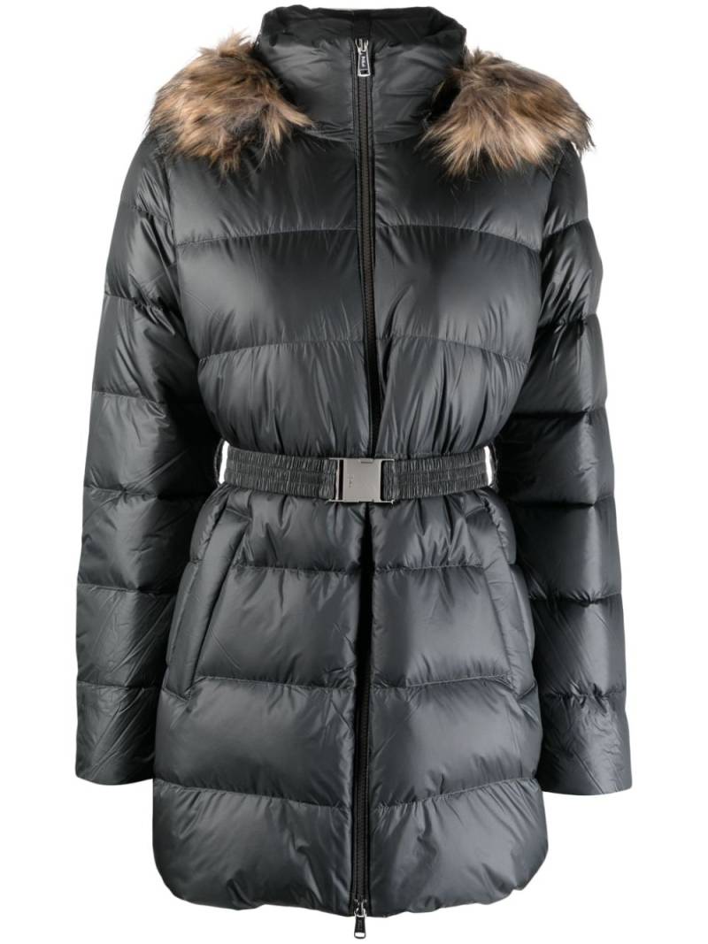 Polo Ralph Lauren belted padded quilted coat - Grey von Polo Ralph Lauren