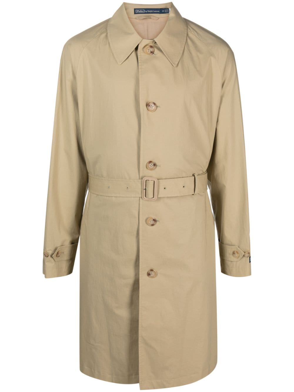Polo Ralph Lauren belted cotton-blend coat - Neutrals von Polo Ralph Lauren