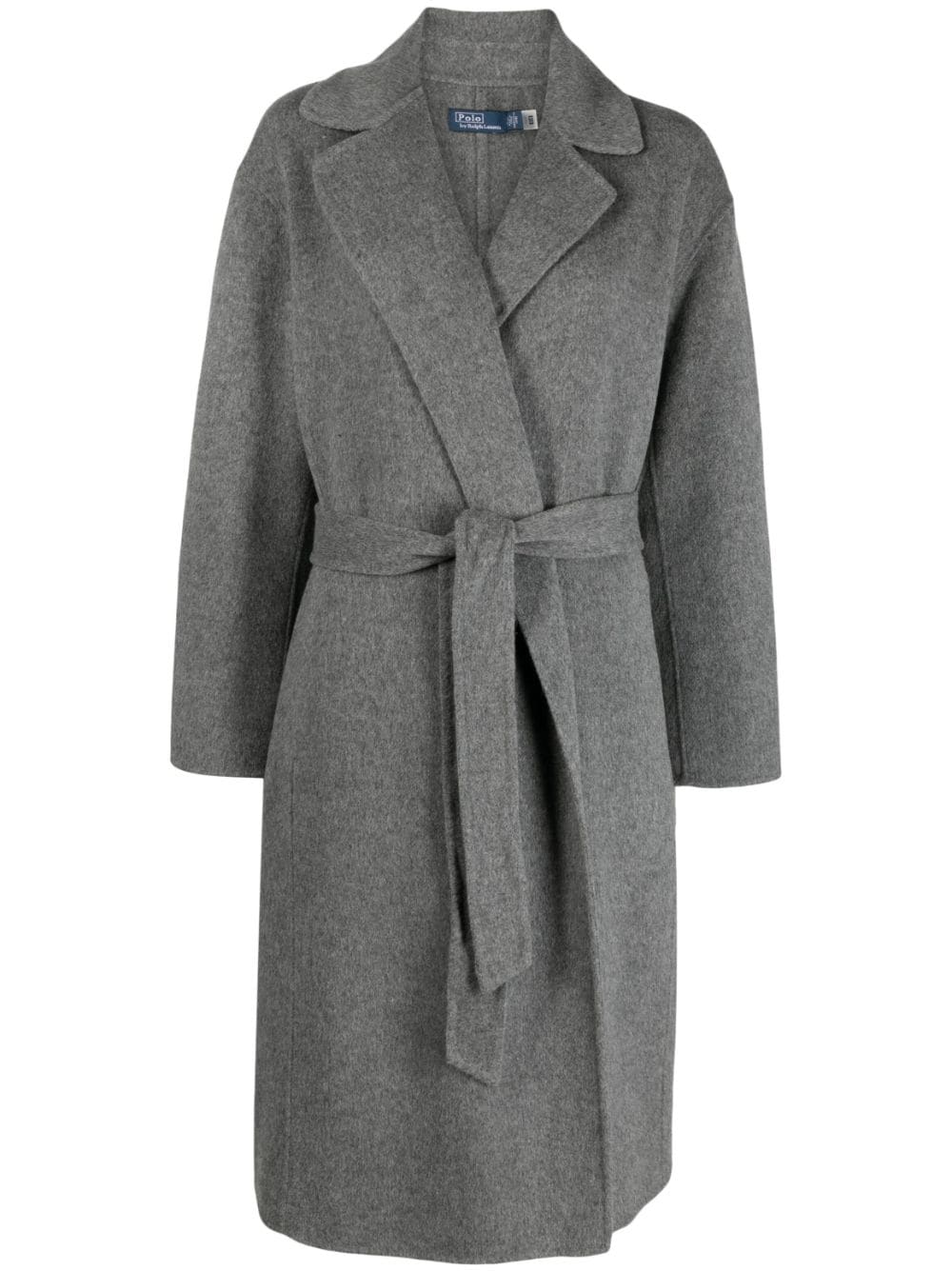 Polo Ralph Lauren belted-waist wrap coat - Grey von Polo Ralph Lauren