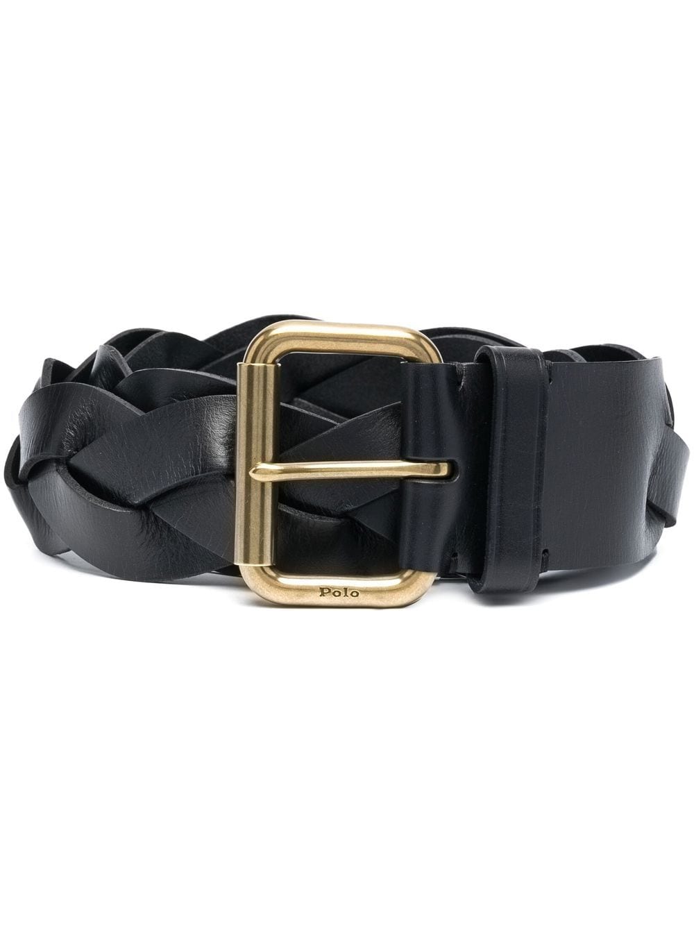 Polo Ralph Lauren braided buckle belt - Black von Polo Ralph Lauren