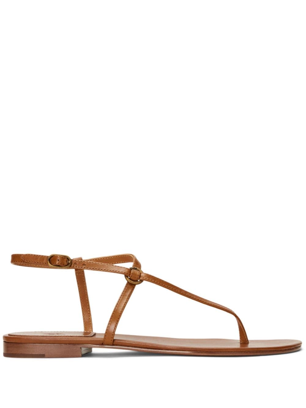 Polo Ralph Lauren buckle-fastened leather sandals - Brown von Polo Ralph Lauren