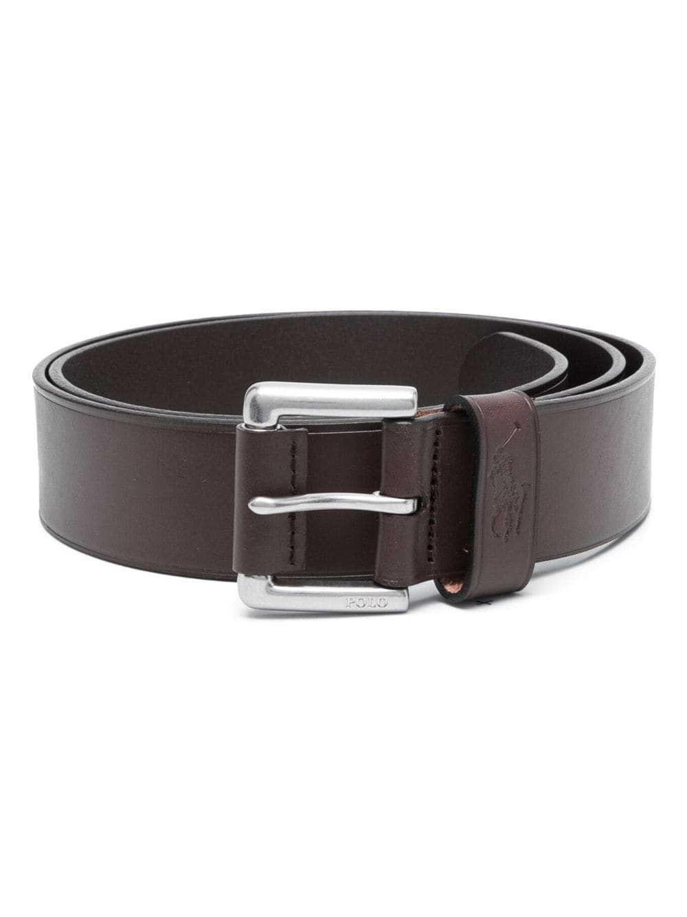 Polo Ralph Lauren buckled leather belt - Brown von Polo Ralph Lauren