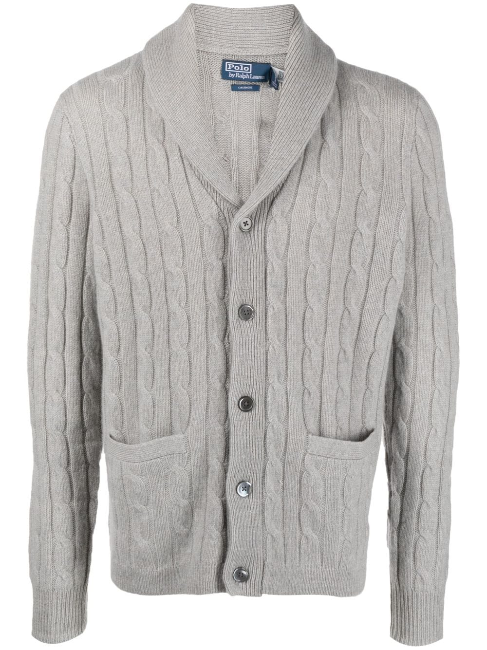 Polo Ralph Lauren cable-knit cashmere cardigan - Grey von Polo Ralph Lauren