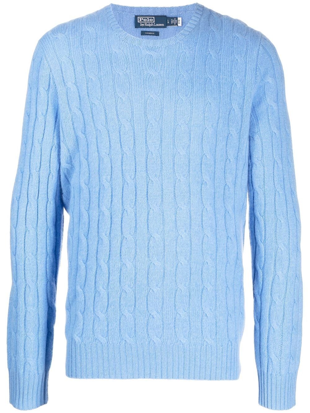 Polo Ralph Lauren cable-knit cashmere jumper - Blue von Polo Ralph Lauren
