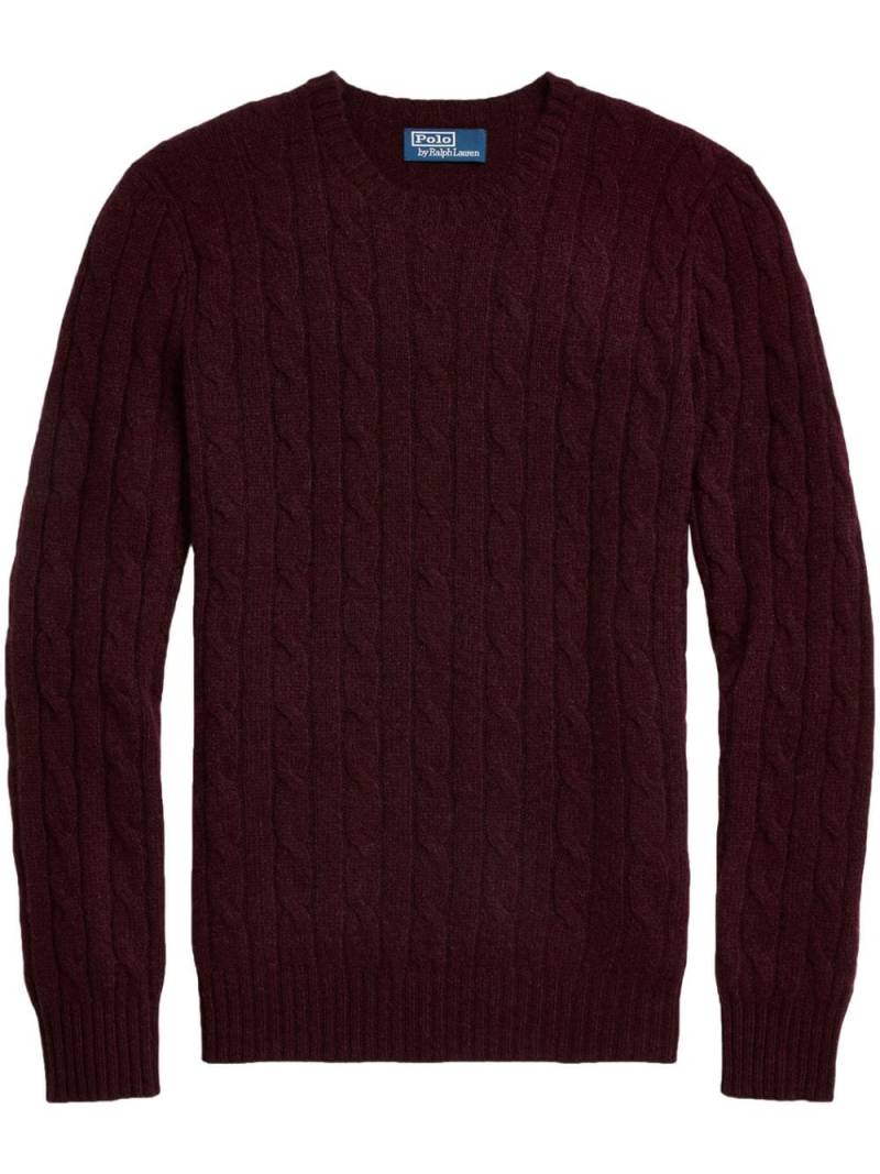 Polo Ralph Lauren cable-knit cashmere jumper - Red von Polo Ralph Lauren