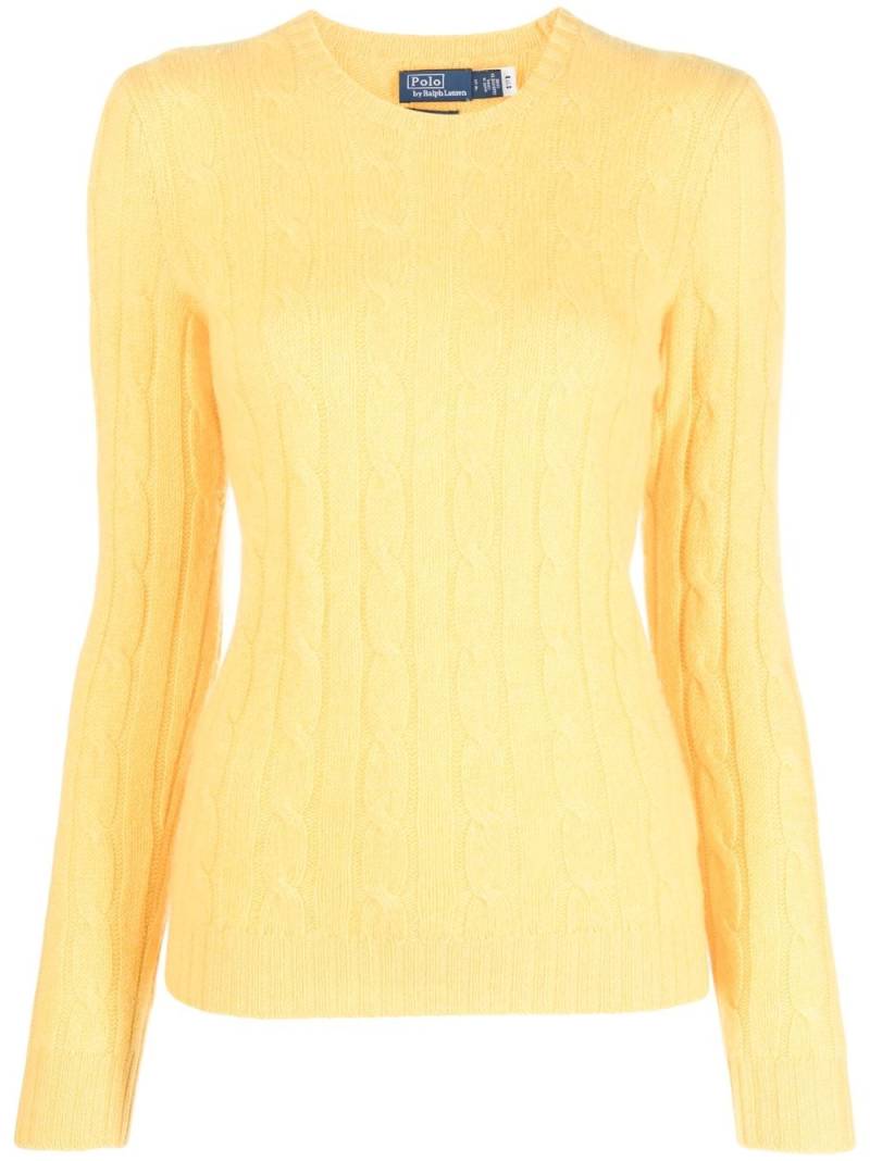 Polo Ralph Lauren cable-knit cashmere jumper - Yellow von Polo Ralph Lauren
