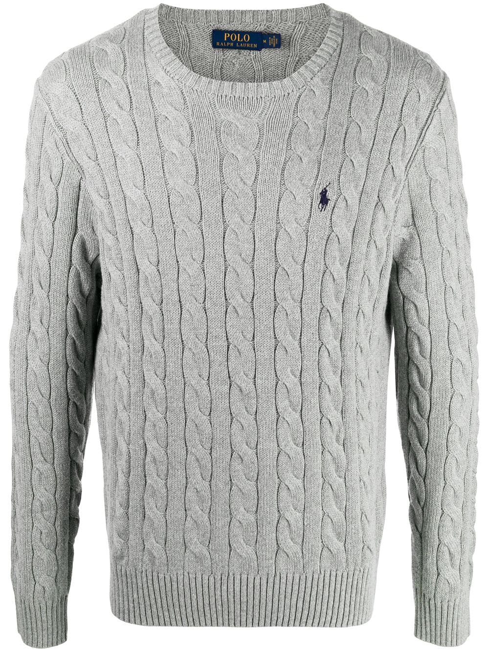 Polo Ralph Lauren cable knit knitted sweatshirt - Grey von Polo Ralph Lauren