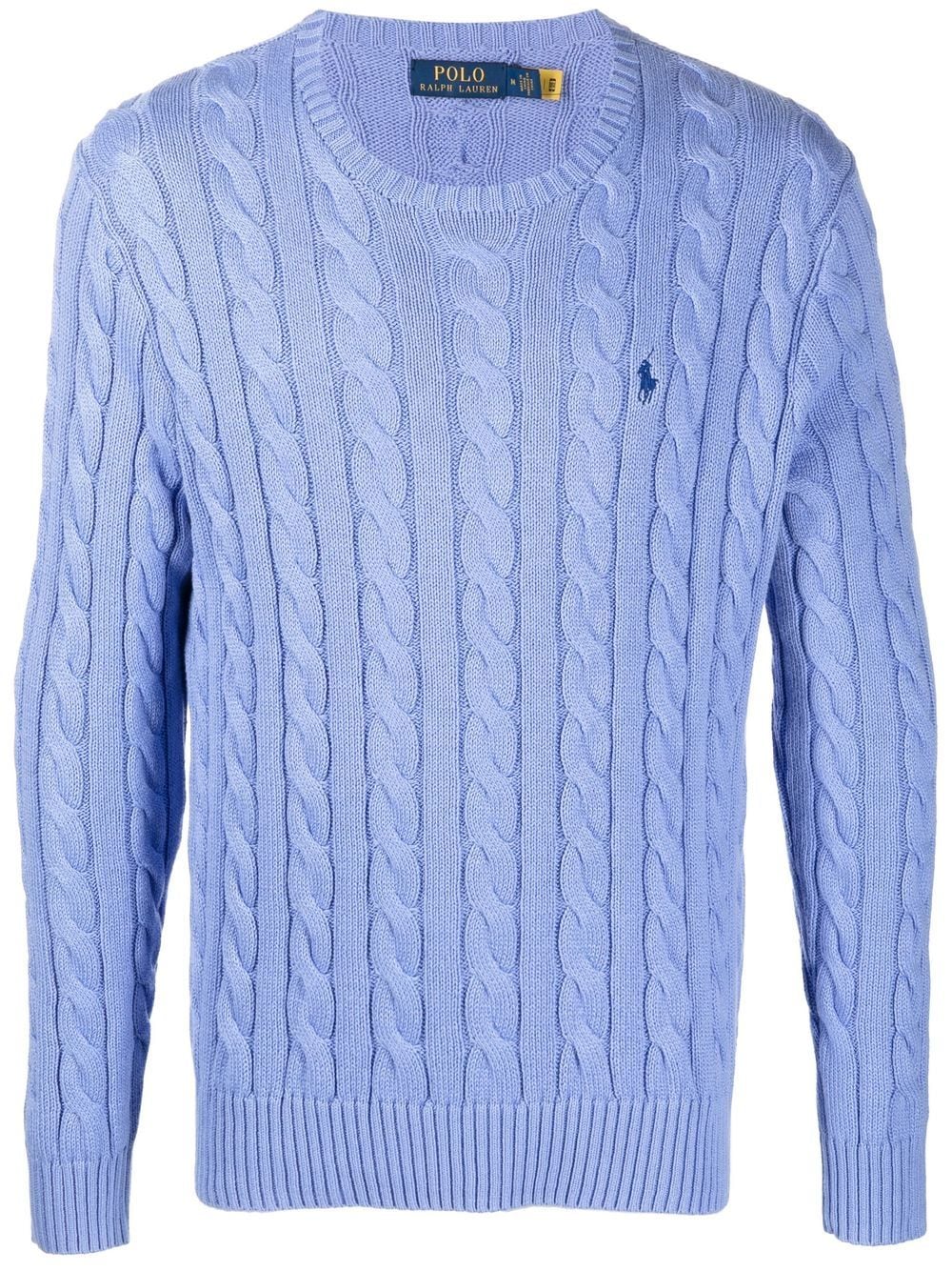 Polo Ralph Lauren cable-knit long-sleeved jumper - Blue von Polo Ralph Lauren