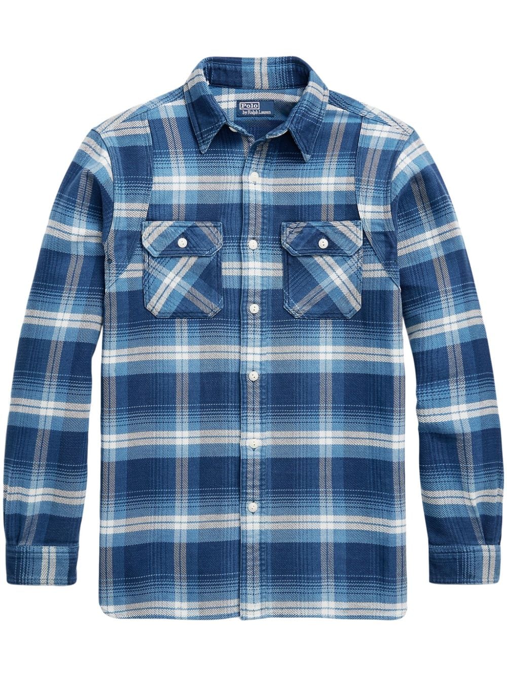 Polo Ralph Lauren check-pattern cotton shirt - Blue von Polo Ralph Lauren