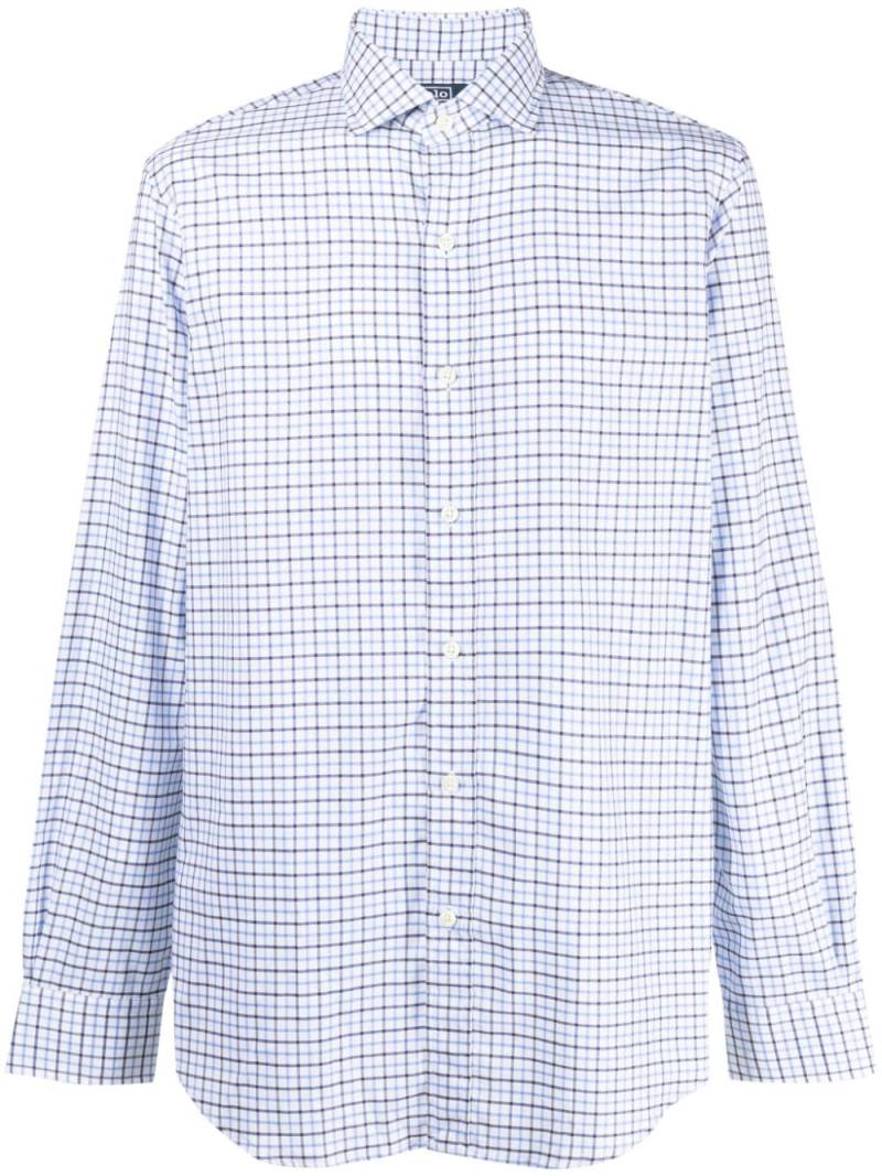 Polo Ralph Lauren check-pattern cotton shirt - Blue von Polo Ralph Lauren