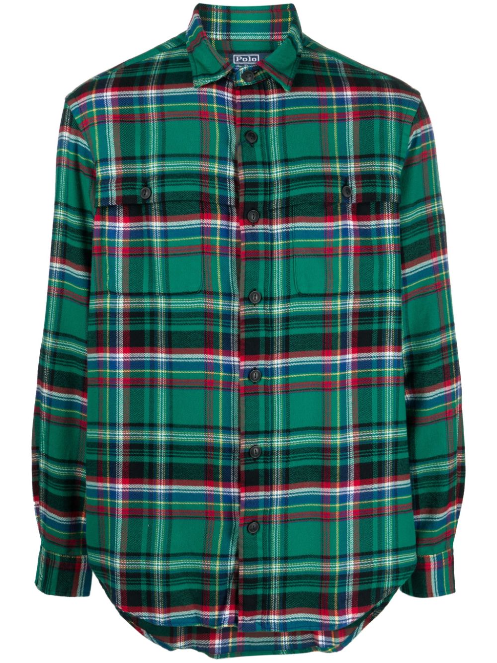 Polo Ralph Lauren plaid-check cotton shirt - Green von Polo Ralph Lauren