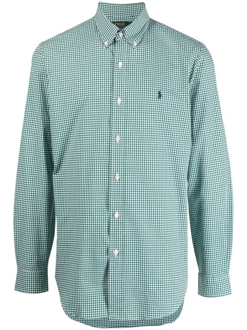 Polo Ralph Lauren check-print cotton shirt - Green von Polo Ralph Lauren