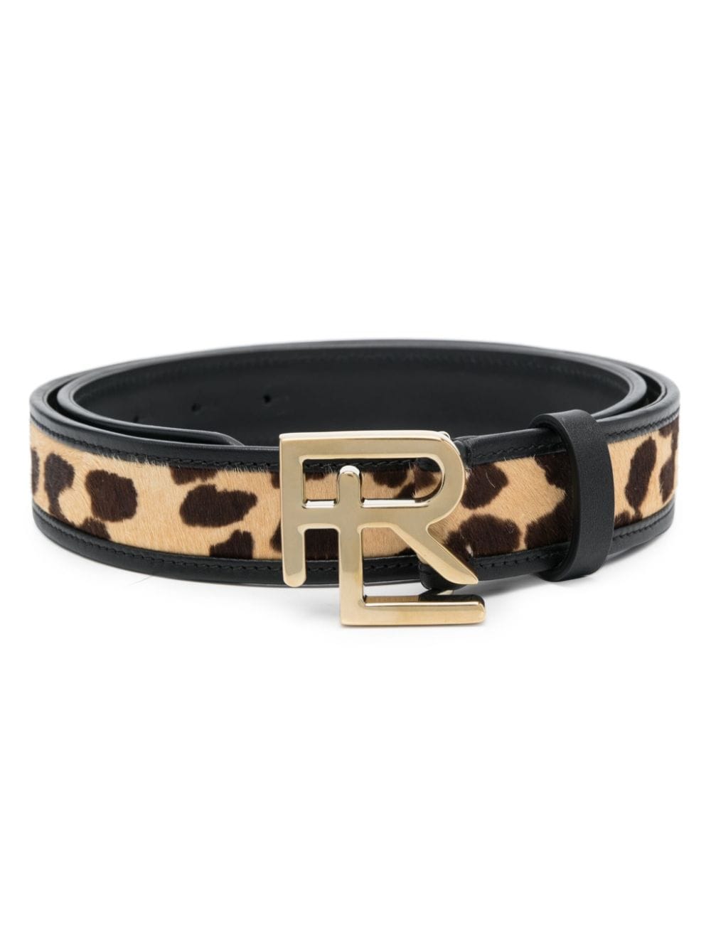 Ralph Lauren Collection cheetah-print leather belt - Brown von Ralph Lauren Collection