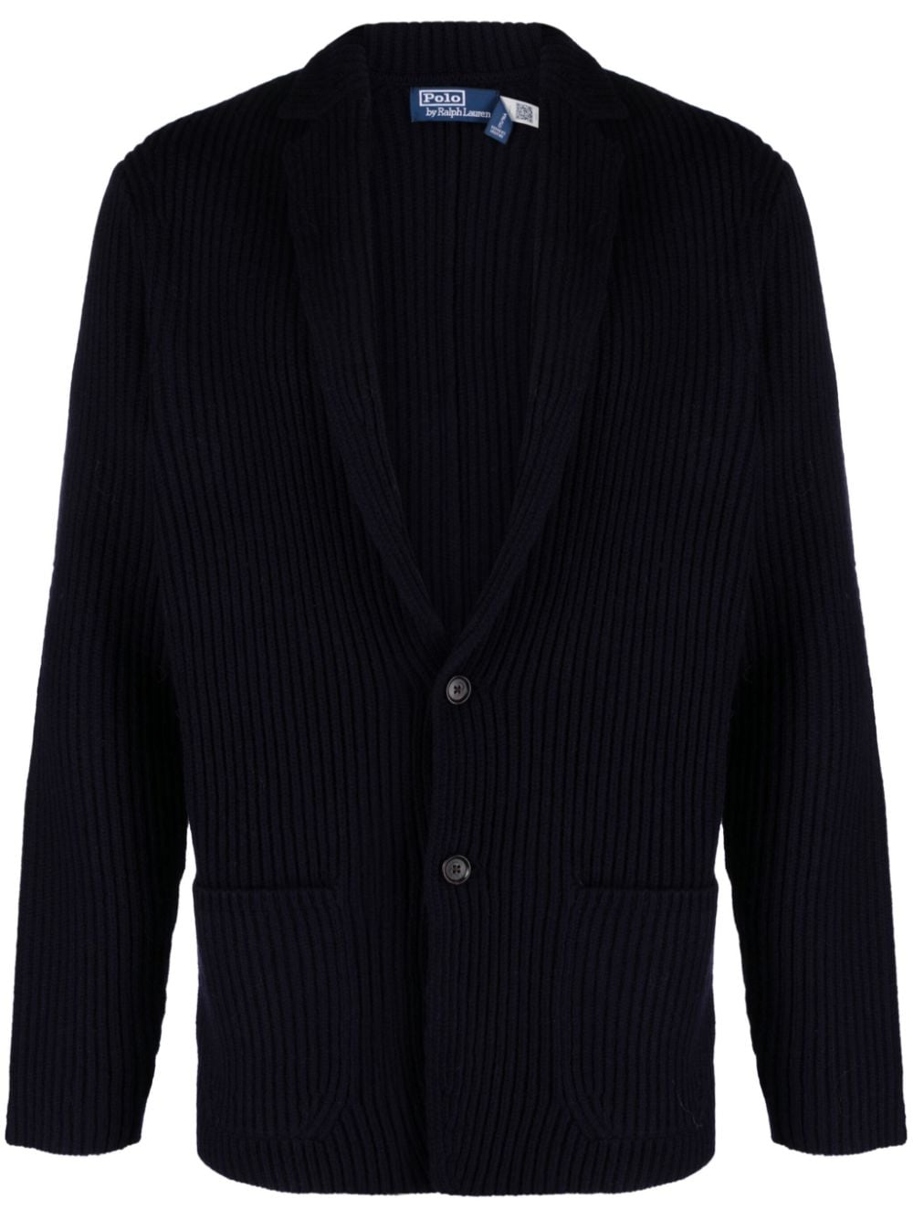 Polo Ralph Lauren chunky ribbed wool-blend cardigan - Blue von Polo Ralph Lauren