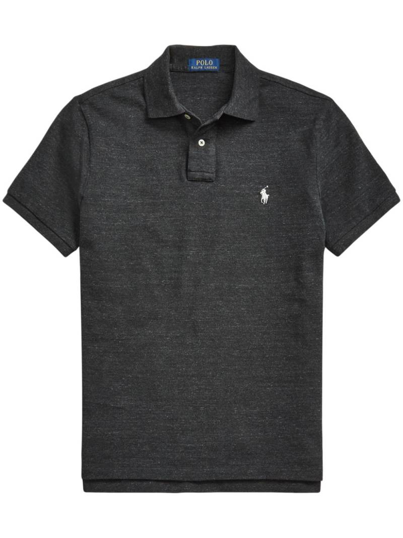 Polo Ralph Lauren logo-embroidered T-shirt - Grey von Polo Ralph Lauren