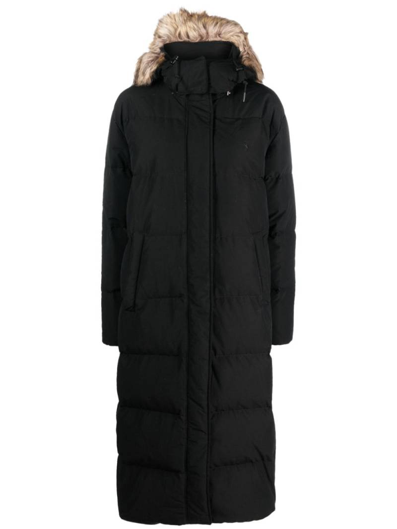 Polo Ralph Lauren concealed-fastening hooded parka - Black von Polo Ralph Lauren
