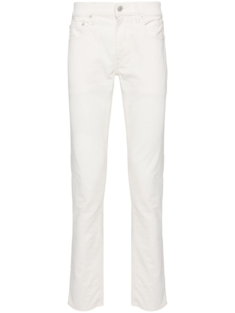 Polo Ralph Lauren corduroy slim-cut trousers - White von Polo Ralph Lauren