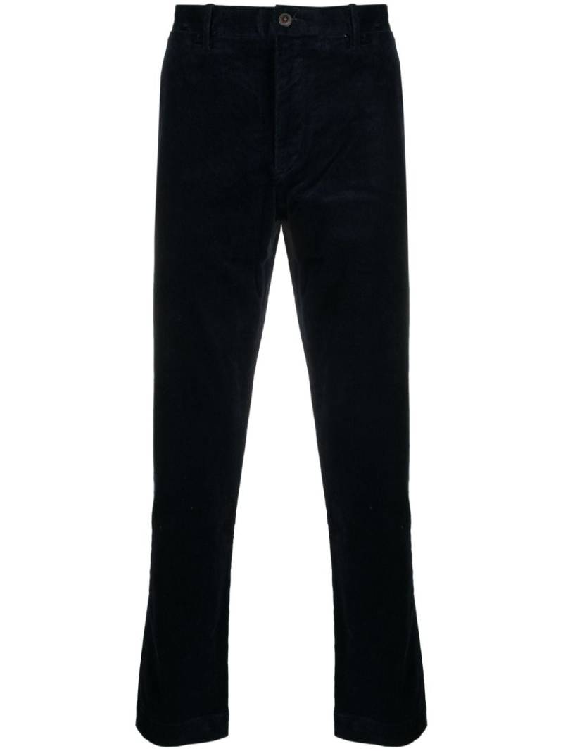 Polo Ralph Lauren corduroy tapered-leg trousers - Blue von Polo Ralph Lauren